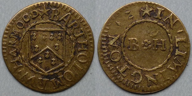 Lymington, Bartholomew Harmood farthing